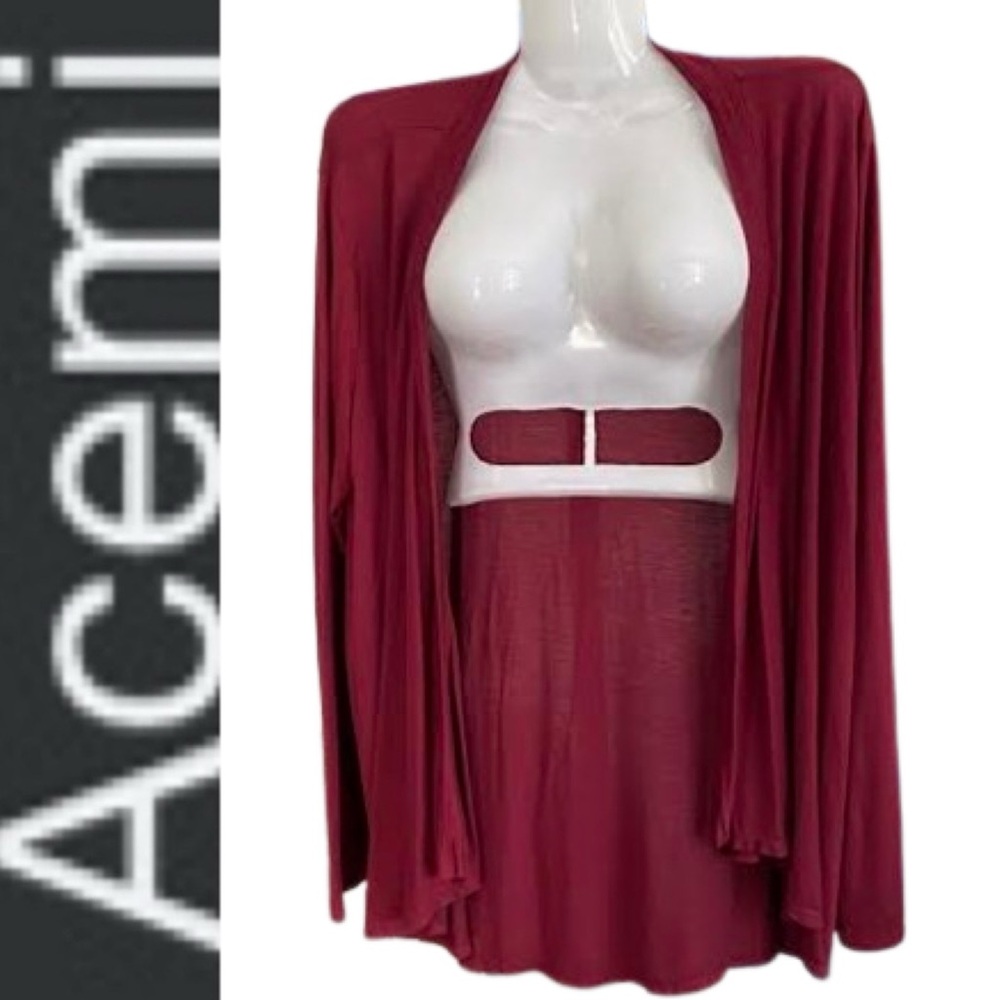 Cardigan Wine Colored Acemi